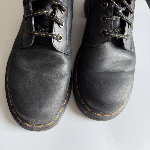 Dr. Martens 1460 Pascal Black Leather Boots 8-Eye Hiker Laces Men US 11 main image 5